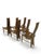 Specifications The brand Description These Allmilmo high back dining chairs bring a striking architectural presence to the...