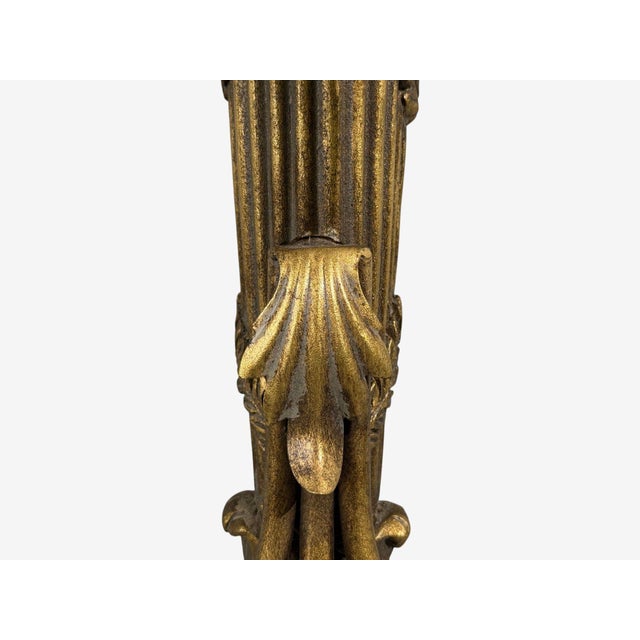 Neoclassical Style, Candelabra Wall Sconces, Giltwood, Usa, 1940s For Sale - Image 11 of 12