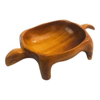 Wood Turtle Bowl For Sale