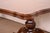 Baker Furniture Style French Regency Walnut and Burl Wood Double Pedestal Extension Dining Table, Newly Refinished For Sale - Image 11 of 14
