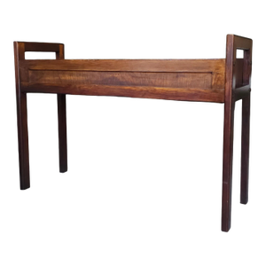 1960s Swedish Teak Planter Stand With Metal Tray