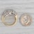 Transparent 1.34ctw Baguette Diamond Ring 18k Yellow Gold Size 5.25-5.5 For Sale - Image 8 of 8