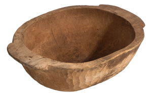 Large Antique Primitive Style Bowl, 1900