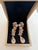 Bochic Vintage Cascading "Capri" Multi Natural Gem Earrings 18K Gold & Silver For Sale - Image 14 of 18