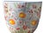 White Vintage Ceramic Botanical Flower Planter Made in Italy For Sale - Image 8 of 14