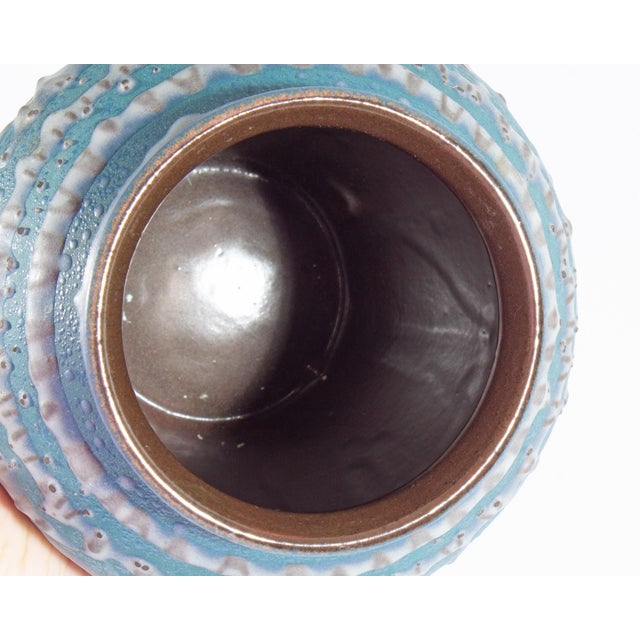 Mid 20th Century West German Ceramic Fat Lava Vase by Carstens Tönnieshof For Sale - Image 5 of 7