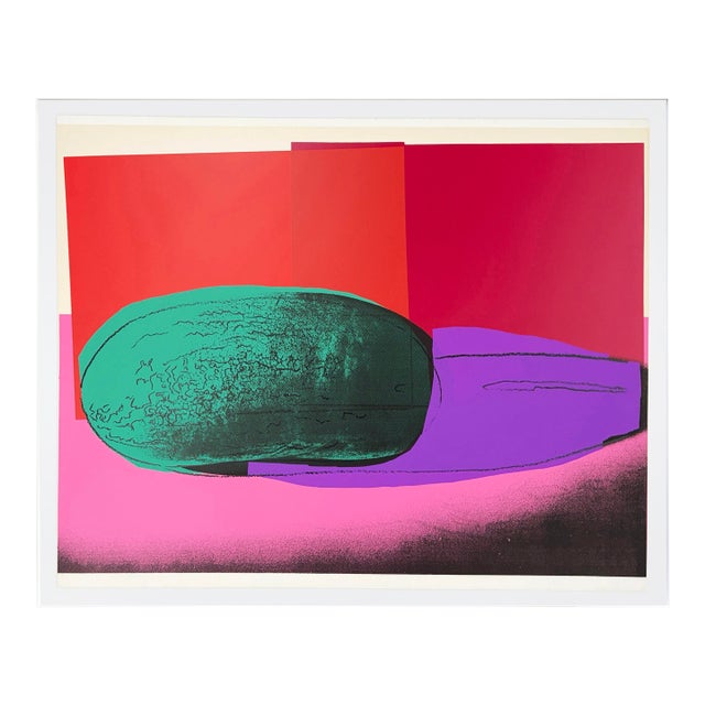 Andy Warhol, Space Fruit: Watermelon (Large Screen Print - Authenticated), 1979 For Sale