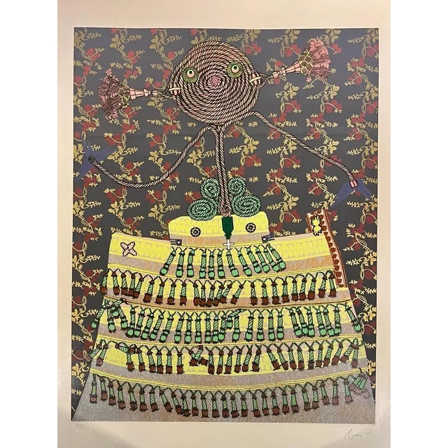 Enrico Baj, General Screenprint, 1970s, Silk-Screen For Sale - Image 4 of 4