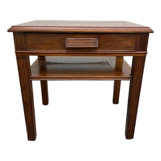 Mid 20th Century Mahogany Inlaid Side Table For Sale