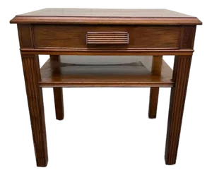 Mid 20th Century Mahogany Inlaid Side Table