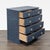 Traditional Classic Navy Blue 5-Drawer Dresser With Crystal Knobs For Sale - Image 3 of 10