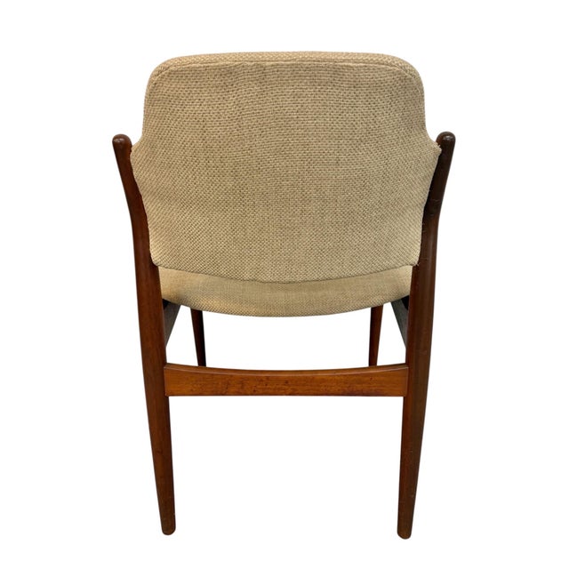 Mid-Century Danish Modern Arne Vodder 62s Teak Dining Chairs - Set of 6 For Sale In Philadelphia - Image 6 of 7