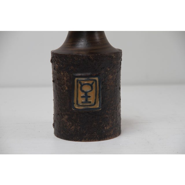 Ceramic Mid-Century Danish Stoneware Table Lamp from Björn Keramik, 1970s For Sale - Image 7 of 16