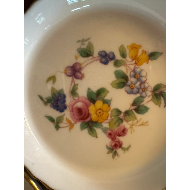 Vintage Minton England "Marlow" Pattern Set of 3 Coasters #.75 For Sale - Image 10 of 11