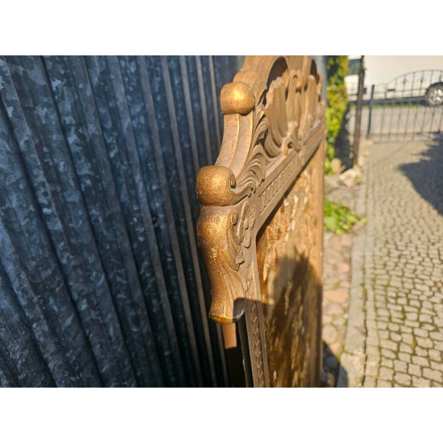 Carved Wooden Fireplace Screen, 19th Century For Sale - Image 3 of 13