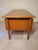 Mid-Century Modern 1960s Danish Modern Teak Floating Top Executive Desk | Asymmetrical Design, Solid Wood Drawers | Excellent Condition - 57" Wide For Sale - Image 3 of 15