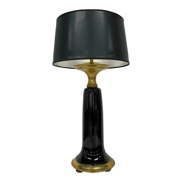 1983 Art Deco Style Table Lamp Light by Chapman For Sale