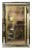 Metal Large Vintage French Brass on Wood Wall Mirror, 1970s For Sale - Image 7 of 7