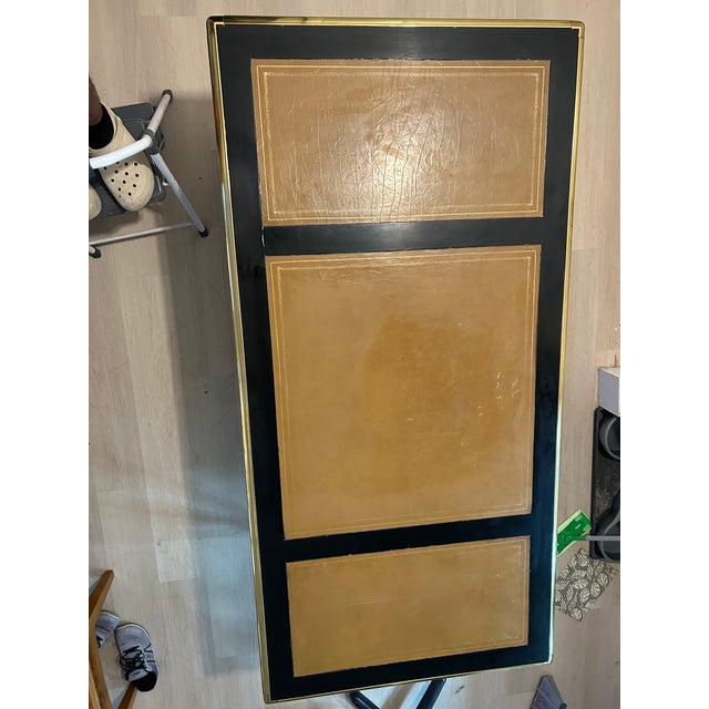 Vintage Drexel Heritage Grand Palais 67" Executive Desk – French Provincial Louis XV Style For Sale - Image 14 of 17