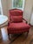 French Vintage French Louis XV Velvet Arm Chairs (2) For Sale - Image 3 of 7
