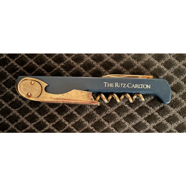 Vintage Ritz Carlton Waiter Corkscrew and Bottle Opener For Sale - Image 4 of 5