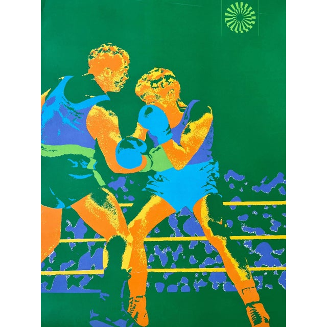 1970s Munich Olympic Games Boxing Poster by Otl Aicher, 1972 For Sale - Image 5 of 6