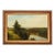 "River View Scenic Landscape" Contemporary Reproduction Print on Canvas, Framed 9x13 For Sale