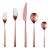 Mepra Linea 20-Piece Flatware Set, Ice Bronze For Sale