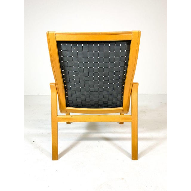 Scandinavian Bentwood Lounge Chair C. 1970s For Sale - Image 10 of 12