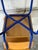 Blue Tubular Steel Stacking Chairs Set of 2 European Vintage Mid-Century Modern 1970s For Sale - Image 11 of 11