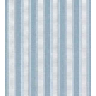 The House of Scalamandré Shirred Stripe Fabric, Mist For Sale