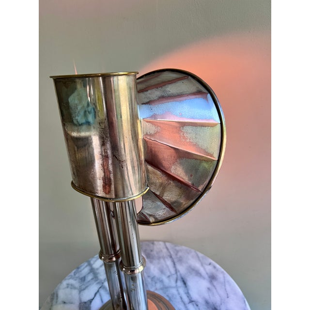 Silver-Plated Reflector Candle Lamp, 1913 For Sale - Image 9 of 12