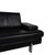 AK 644 3-Seater Sofa and Lounge Chairs in Black Leather from Rolf Benz, Set of 3 For Sale - Image 6 of 18