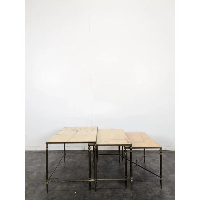 Nesting Tables from Maison Baguès, Set of 3 For Sale - Image 4 of 10