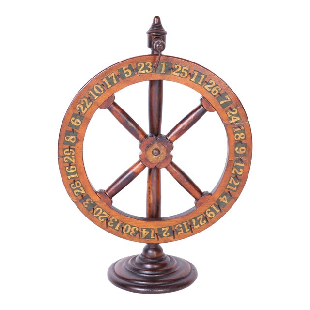 Antique English Gaming Wheel For Sale