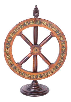 Antique English Gaming Wheel