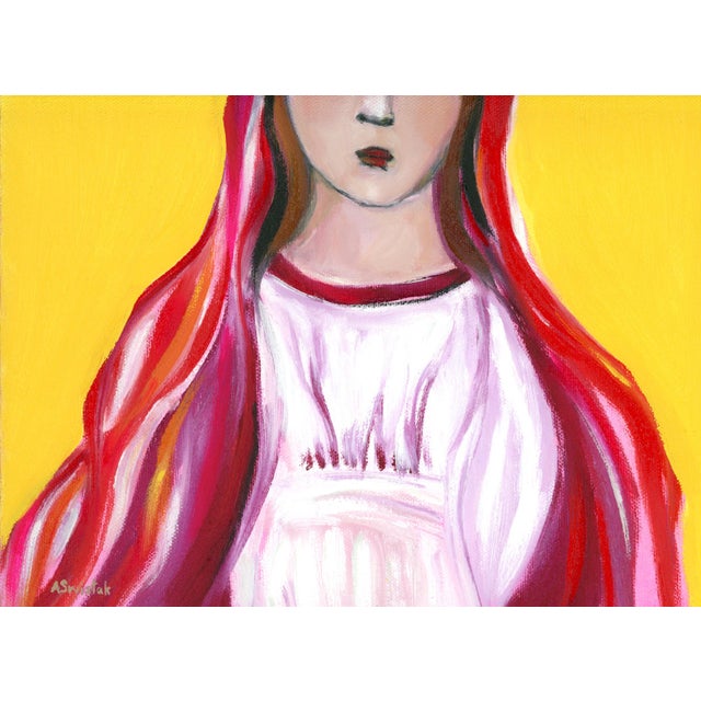 Mary, Contemporary Portrait Oil Painting For Sale - Image 6 of 8