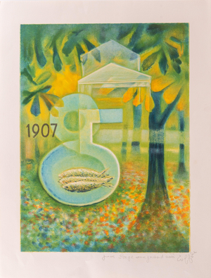 Louis Toffoli, L'Anniversaire, Lithograph