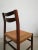 Scandinavian Style Rosewood and Straw Chairs, Set of 4 For Sale - Image 13 of 18
