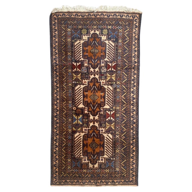 Turkmen Baluch Rug, 1970s For Sale