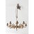 An elegant brass chandelier from 19th century France to elevate any space. Eight scrolling arms and unique shaped chain...