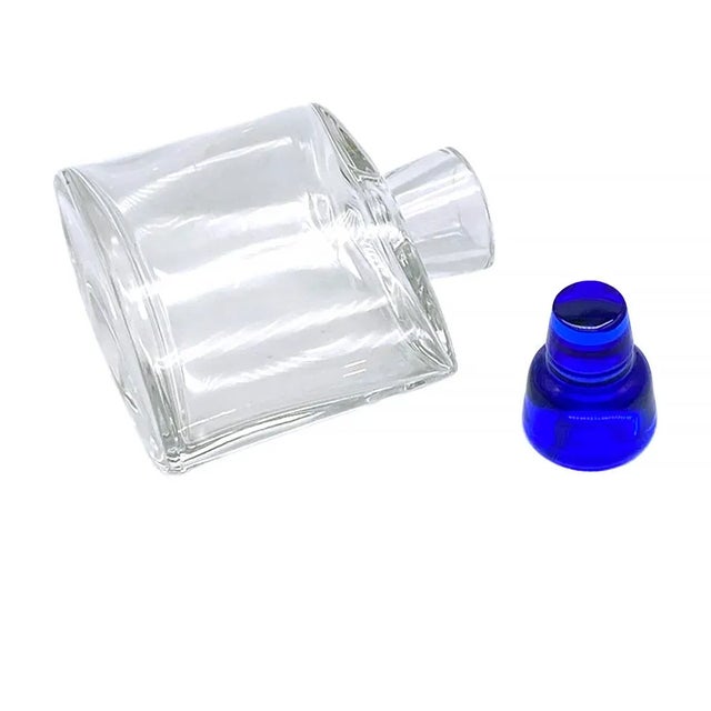 Contemporary Atlantis Clear Crystal Perfume Bottle For Sale - Image 3 of 5