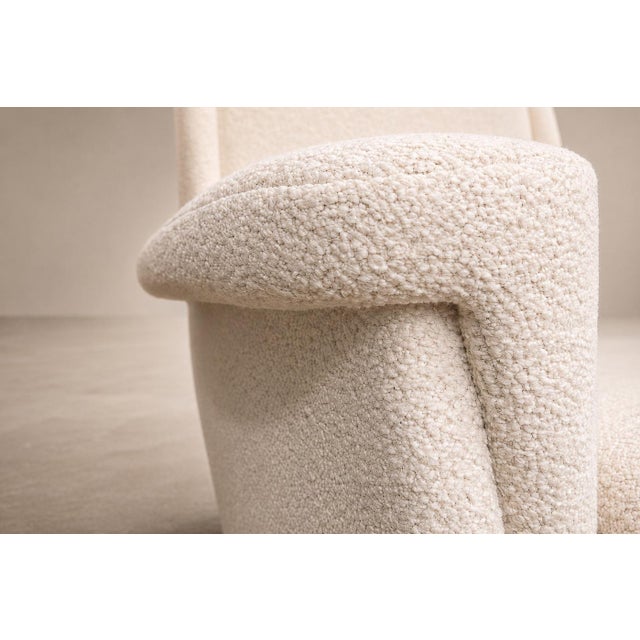 Jorge Jabour Club Chair in Brazilian Rosewood and Bouclé, Brazil, 1960s For Sale - Image 17 of 18