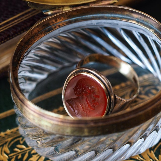 Antique 19th Century French Silver Gilt Mounted Crystal Box For Sale - Image 15 of 18