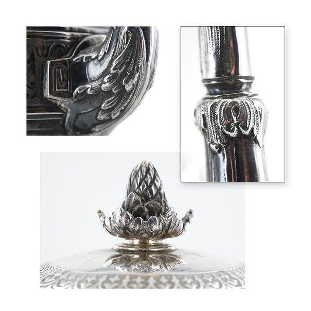 Silver Teapot For Sale - Image 3 of 7
