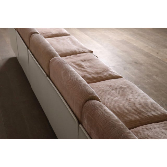 Mid-Century Modern Orbis Modular Sofa in Corduroy by Luigi Colani for Cor, 1970s, Set of 7 For Sale - Image 3 of 13
