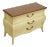 Heritage Vintage French Style Painted Bombe Commode Chest For Sale