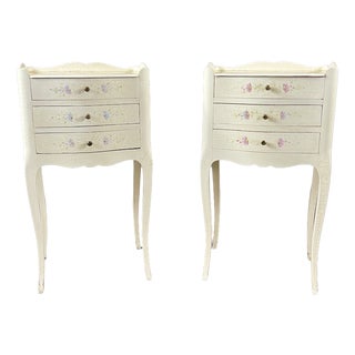 20th Century Louis XV Style Bedside Tables, Set of 2 For Sale