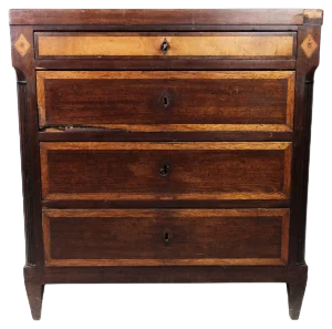 Mahogany Chest of Drawers by Louis Seize