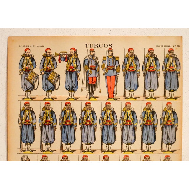 Date: 1880s-1890s Size: 11.5 x 15.5 inches Printer: Pellerin et cie. About this poster: Imagerie d'Épinal was a print...
